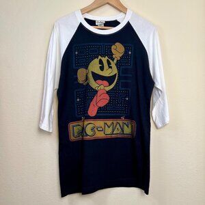 CHANGES Pac-Man 3/4 Sleeve Raglan Baseball T-Shirt Women's Size 2XL